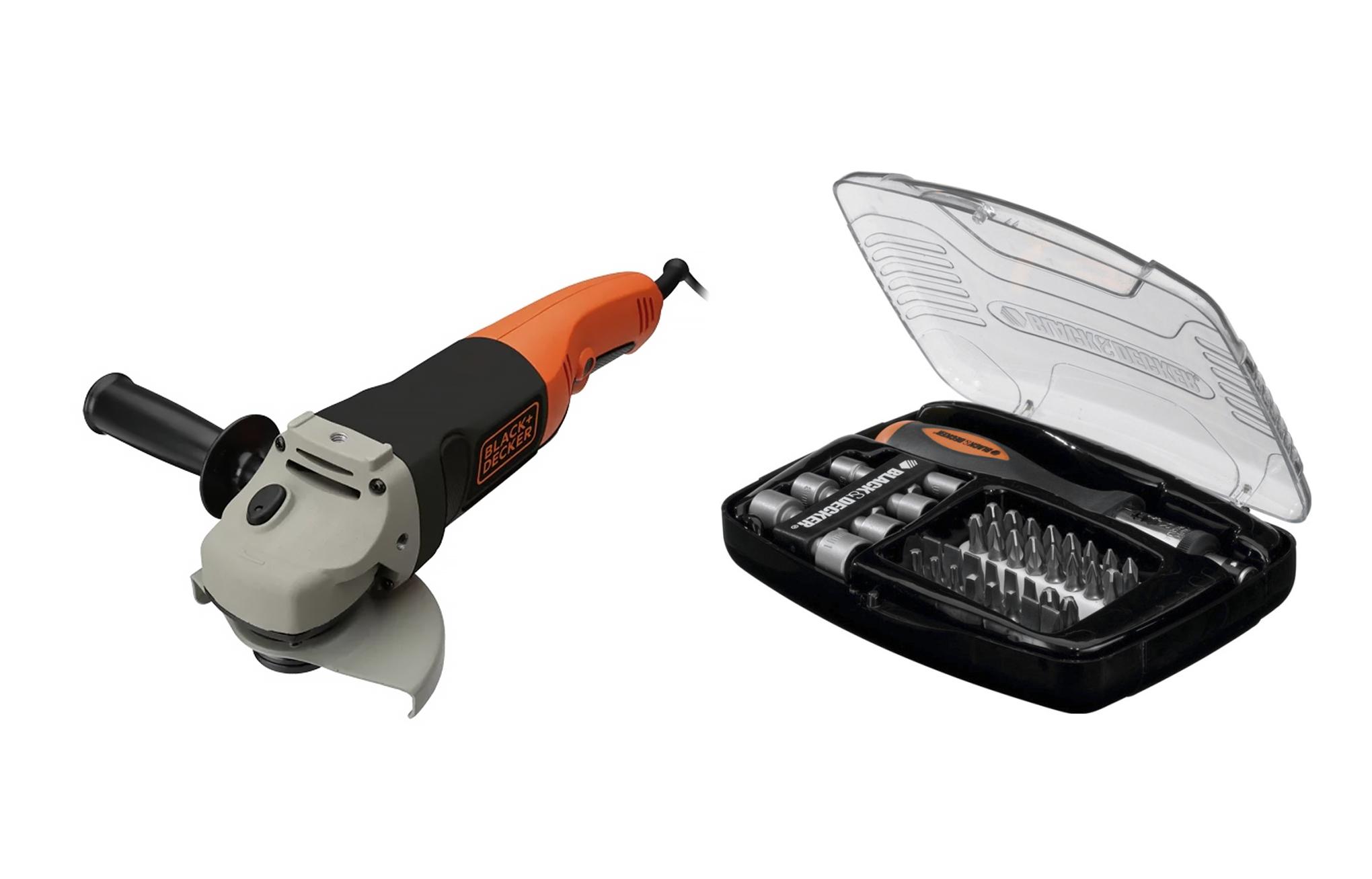 

Набор Black & decker УШМ (болгарка) kg1202k-qs+Отвертка с набором бит А7062