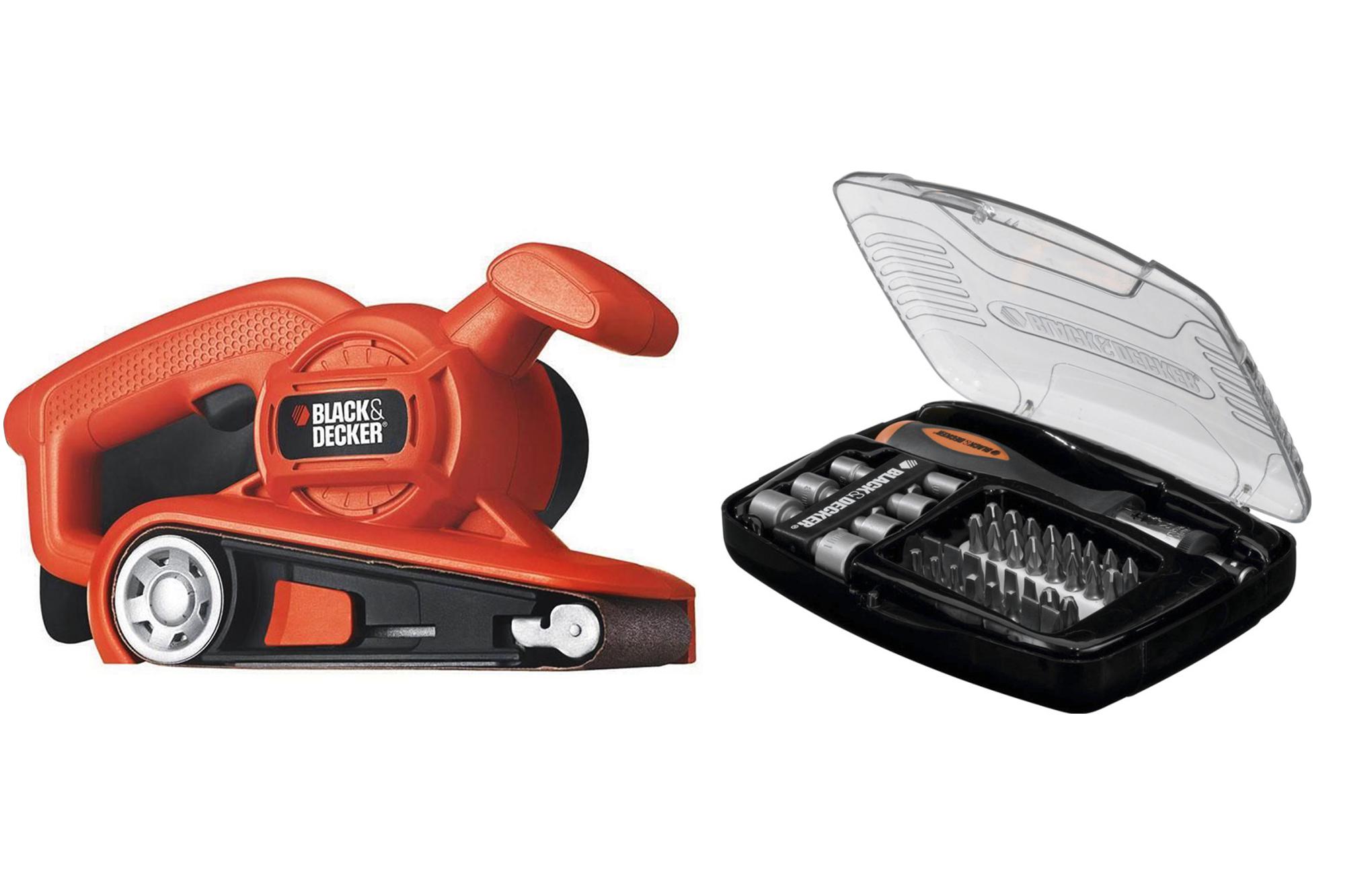 

Набор Black & decker Машинка шлифовальная ленточная ka86+Отвертка с набором бит А7062