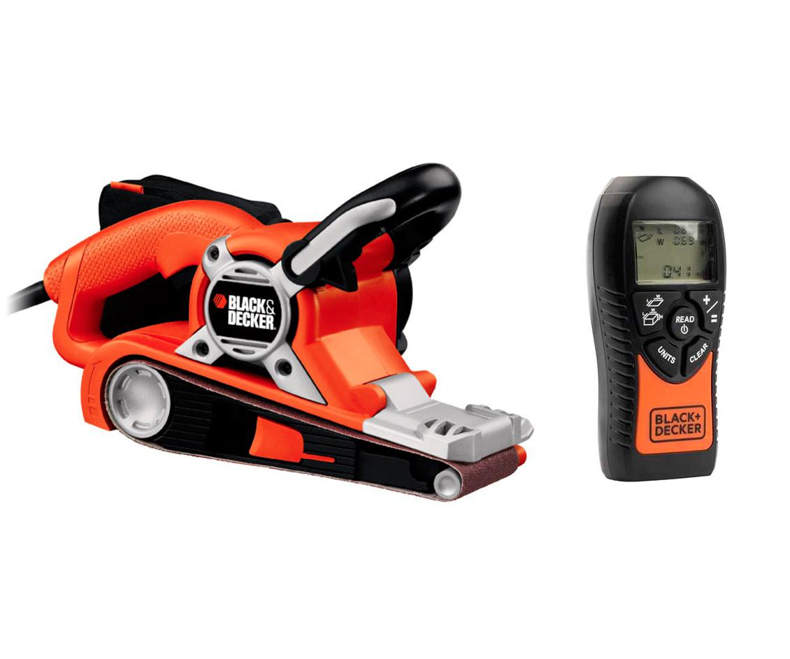 

Набор Black & decker Машинка шлифовальная ленточная ka88 +Дальномер bdmu040-fr