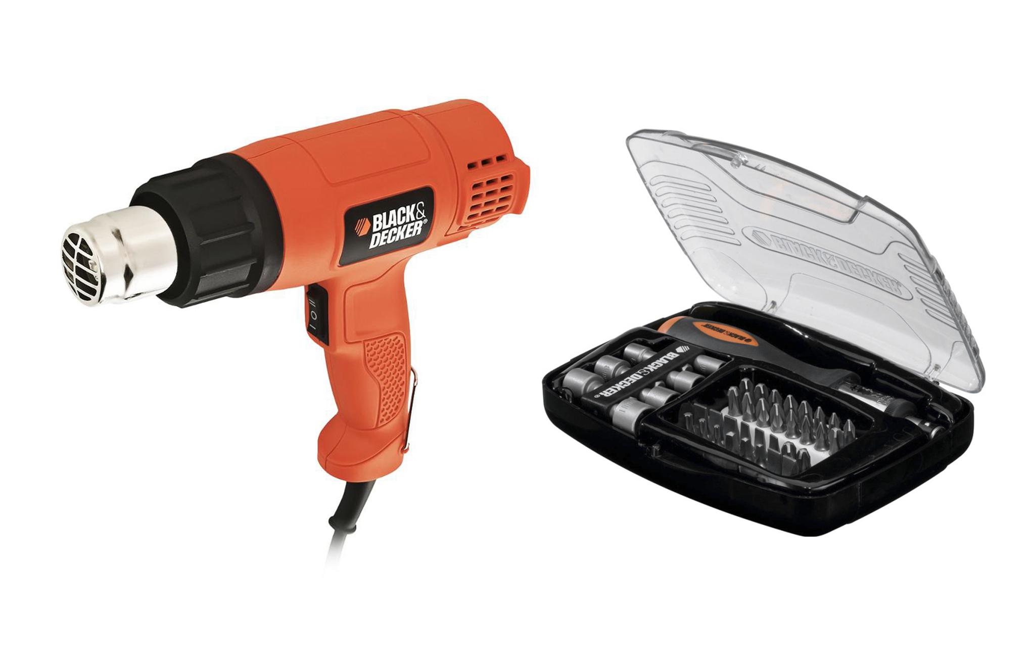 

Набор Black & decker Фен технический kx1650-xk+Отвертка с набором бит А7062