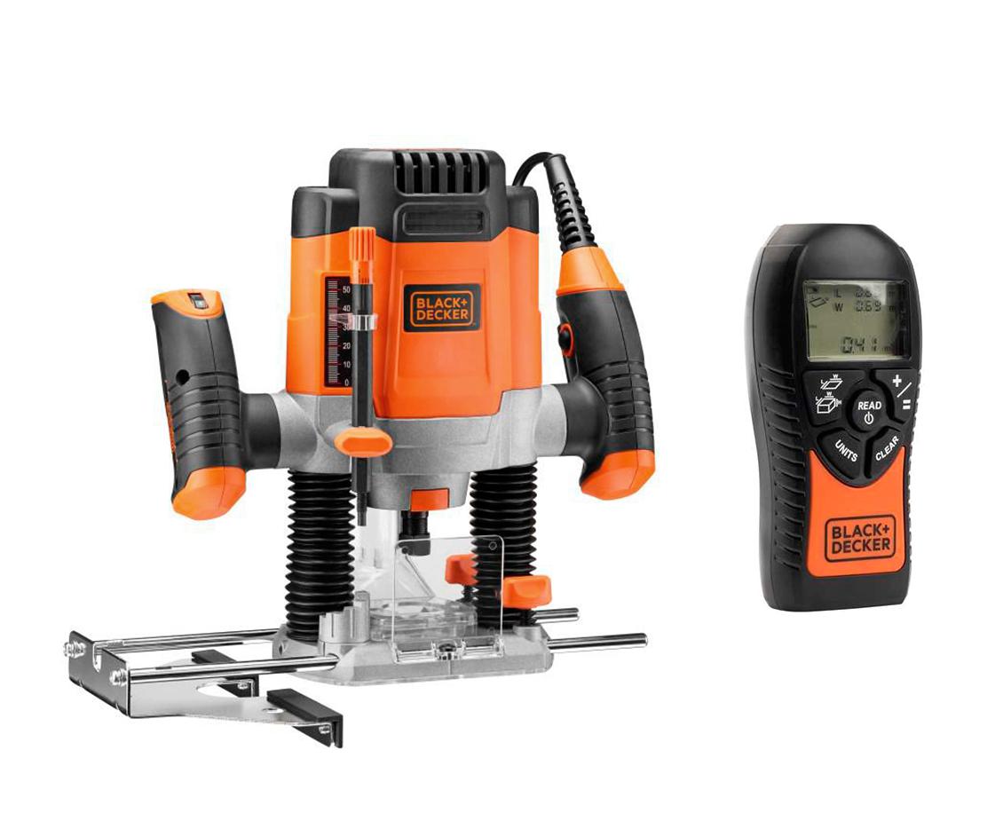 

Набор Black & decker Фрезер kw1200eka-qs +Дальномер bdmu040-fr