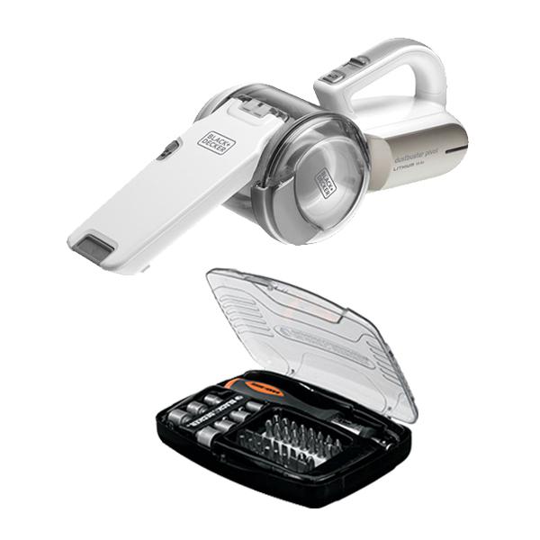 

Набор Black & decker Пылесос pv1020l-qw+Отвертка с набором бит А7062