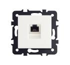 Изображение товара Розетка компьютерная RJ-45 LUXAR Art 15.045.04 слоновая кость