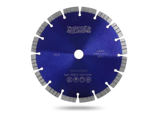 Изображение товара Алмазный диск MESSER FB/Z 01-16-231 230мм для железобетона и кирпича