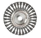 Кордщетка EDGE плоская 125мм для УШМ витая сталь (813010011)