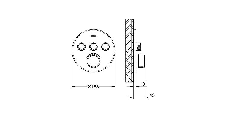 ��������� GROHE Grohtherm SmartControl 29146000