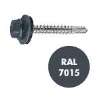 Изображение товара Саморез SWFS 4.8х28 мм кровельный оцинкованный с шестигранной головкой 250 шт