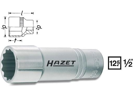 Изображение товара Головка глубокая HAZET размер 14мм 1/2'' (900TZ-14) для ручного инструмента