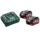 Изображение товара Набор аккумуляторов METABO 18В 5.5Ач Li-Ion Basic-Set 5.5