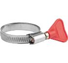 Хомут червячный ЗУБР 40-60 мм 2 шт. (Профессионал "Бабочка" 37835-40-60)