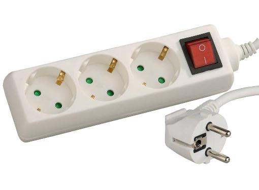 Изображение товара Удлинитель СВЕТОЗАР SV-55035-3 на 3 розетки с выключателем