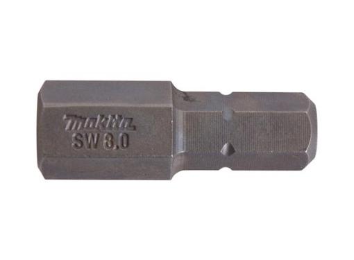 Изображение товара Бита MAKITA HEX8 25мм P-21412 набор из 10 шт. надежный инструмент для крепежа
