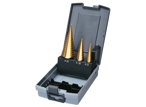 Изображение товара Набор сверл MAKITA D-46573 3 шт ступенчатые для металла и дерева