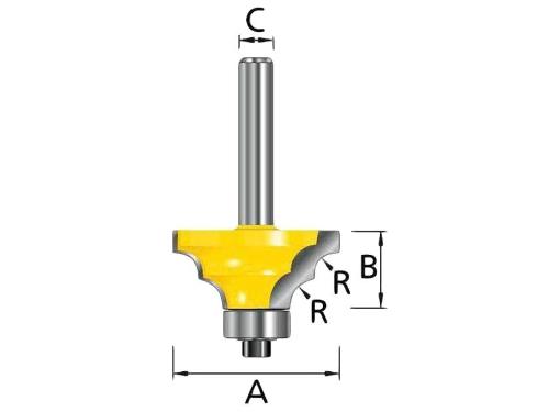 Изображение товара Фреза MAKITA D-11053 диаметр 31.8 мм, высота 12.7 мм