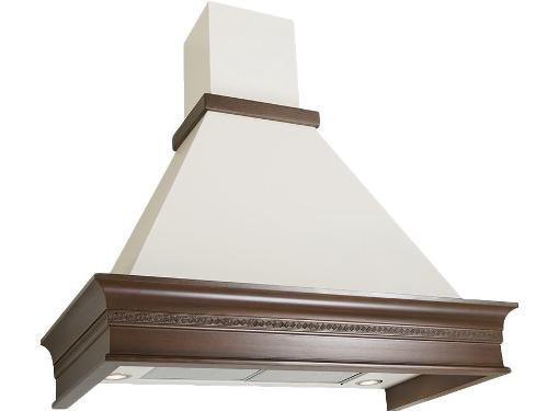 Изображение товара Кухонная вытяжка ELIKOR Капелла 90П-700-П3Г бежевый с обрамлением из бука