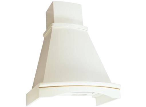 Изображение товара Кухонная вытяжка ELIKOR Ротонда 90П-650-П3Г бежевый/бук крем патина золото