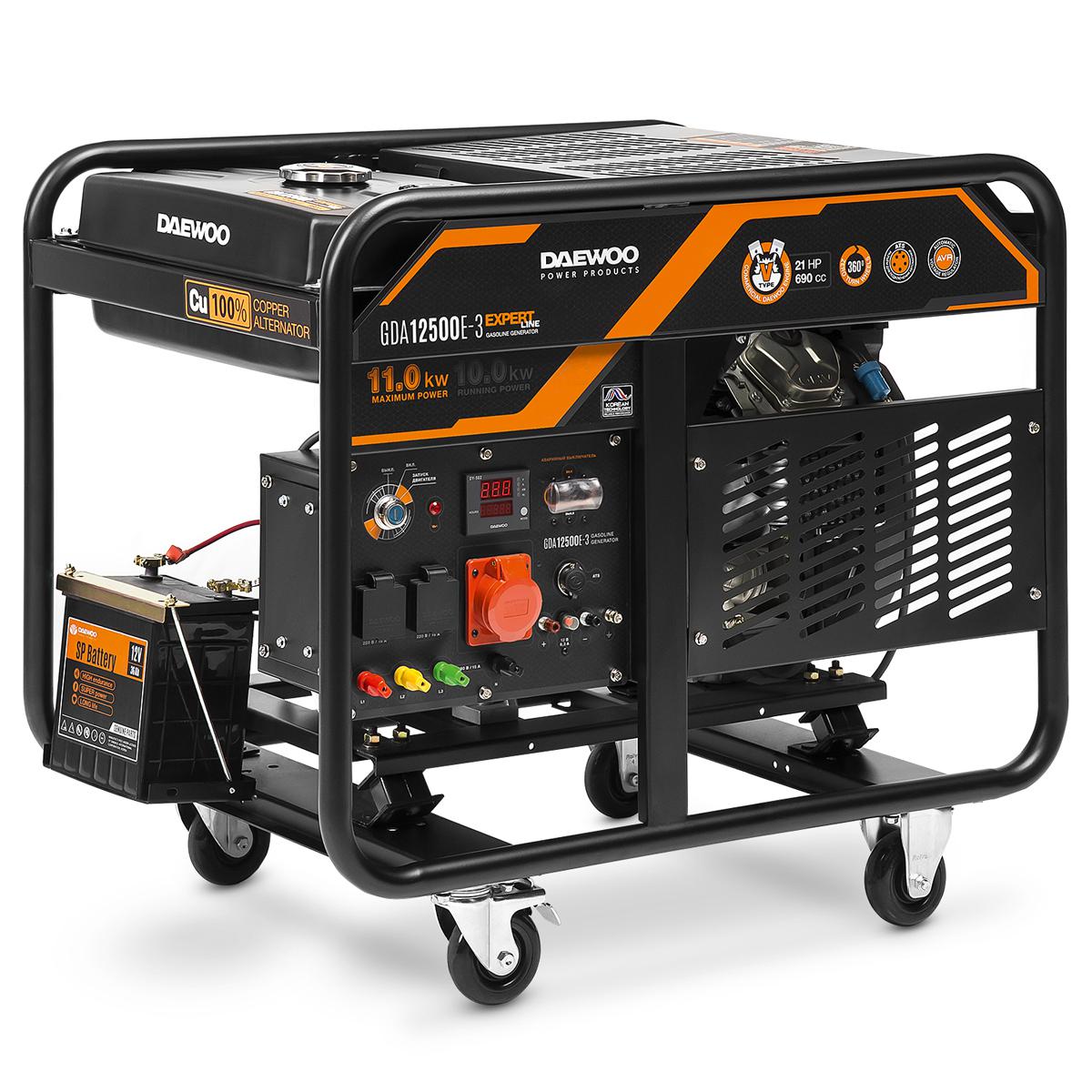 

Бензиновый генератор Daewoo Gda 12500e-3
