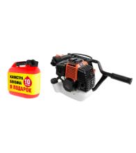 HAMMER Мотобур MTB60 без шнека +Карта топливная ПТК 10 л +Канистра 10л