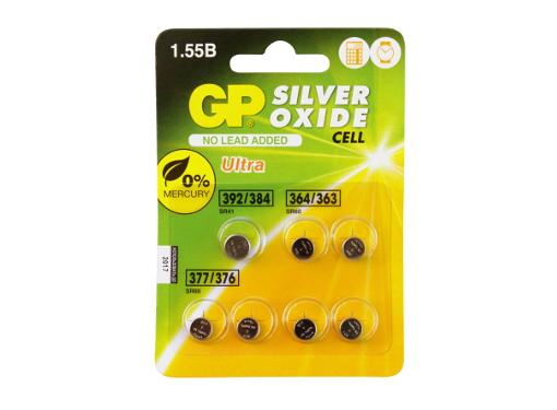 Изображение товара Набор дисковых батареек GP SOM01-7CR7 для часов 7 шт.