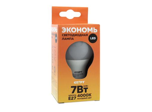    ECO LEDGLS E27 7W 4000  