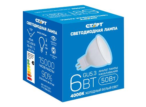   LED JCDR GU5.3 6W 4000  