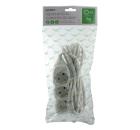 Изображение товара Удлинитель электросетевой СТАРТ S 3x5-ZDV, 3 розетки, 5 м кабель, белый