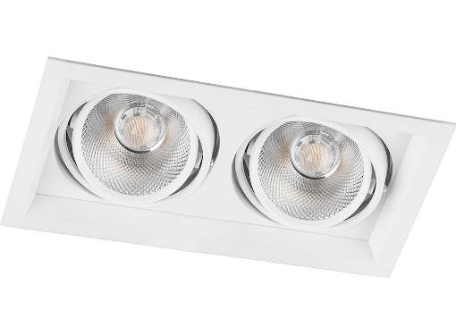 Изображение товара Светильник встраиваемый FERON AL202 2x20W 3600Lm 4000К угол освещ.35 поворотный белый