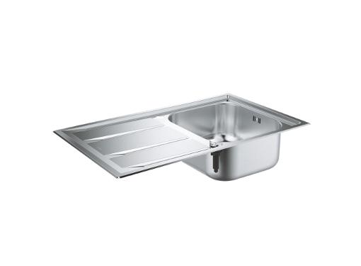 Изображение товара Мойка кухонная GROHE K400 из нержавеющей стали с одним crucial для кухни