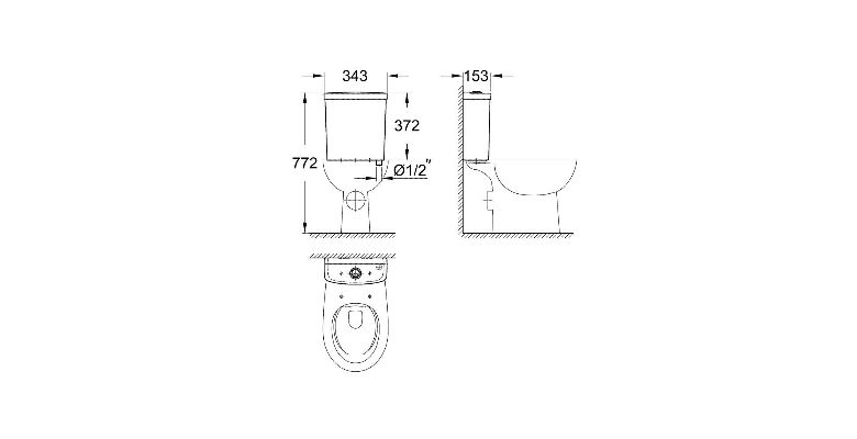 ����� GROHE Bau Ceramic 39436000