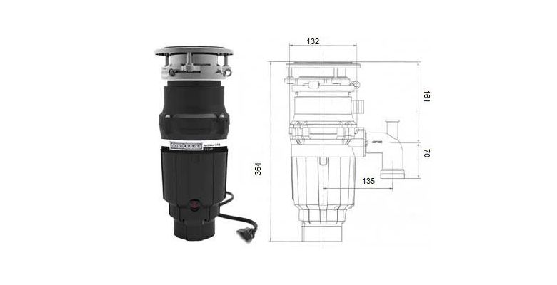 Измельчитель пищевых отходов BONE CRUSHER BC 610