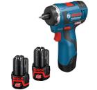 Изображение товара Бесщеточный шуруповерт BOSCH GSR 12 V-EC HX 12 В с двумя аккумуляторами