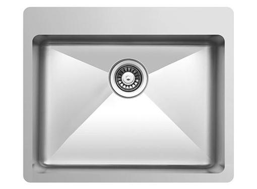 Изображение товара Мойка кухонная FLORENTINA ОПТИМА 600x500 мм нержавеющая сталь врезная