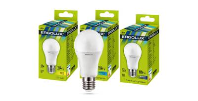   ERGOLUX LED-A60-17W-E27-3K