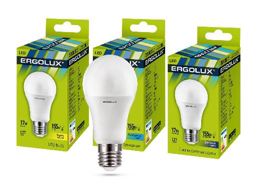 Изображение товара Светодиодная лампа ERGOLUX LED-A60-17W-E27-4K нейтральный свет 17 Вт 1540 Лм