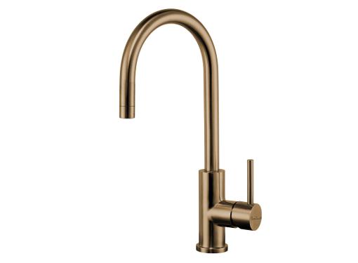Изображение товара Смеситель для кухни REGINOX Cano Gold R30509 с поворотным изливом и PVD покрытием