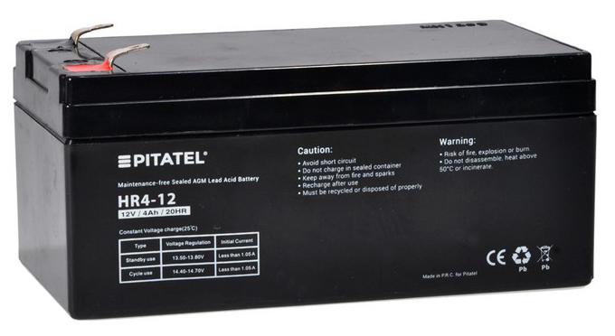 

Аккумулятор для ИБП Pitatel Hr4-12, Hr4-12