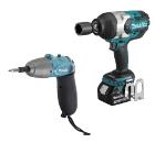 Набор MAKITA Гайковерт аккумуляторный DTW1001RTJ +Отвертка аккумуляторная 6723DW
