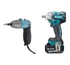 Набор MAKITA Гайковерт DTW285RME +Отвертка аккумуляторная 6723DW
