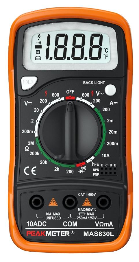 

Мультиметр Peakmeter Pm830l (17119), Pm830l (17119)