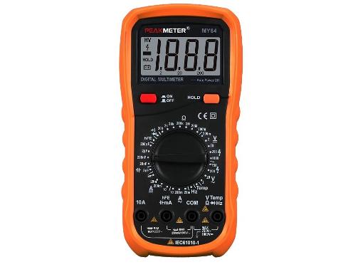 Изображение товара Мультиметр PEAKMETER PM64 2000 отсчетов портативный измерительный прибор