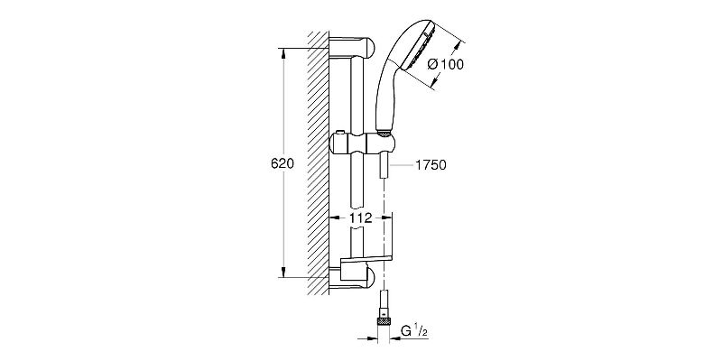������� �������� GROHE Tempesta New 27926001