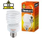 Изображение товара Набор ECOWATT Лампа энергосберегающая Mini SP 23W 827 E27 10шт