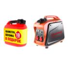 Бензиновый генератор HAMMER GN2000i +Карта топливная ПТК 10 л +Канистра 235-010 10л