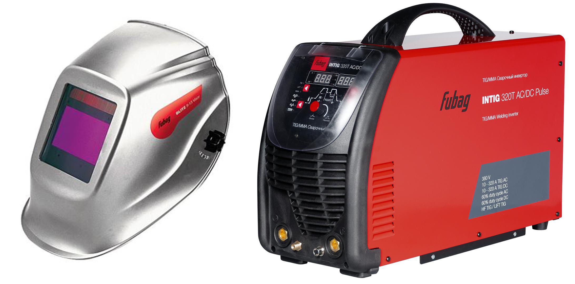 

Набор Fubag Инвертор intig 320 t ac/dc pulse (38431) +Маска blitz 9.13 visor