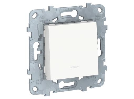 Изображение товара Выключатель SCHNEIDER ELECTRIC NU520618N 1-клавишный кнопочный с подсветкой