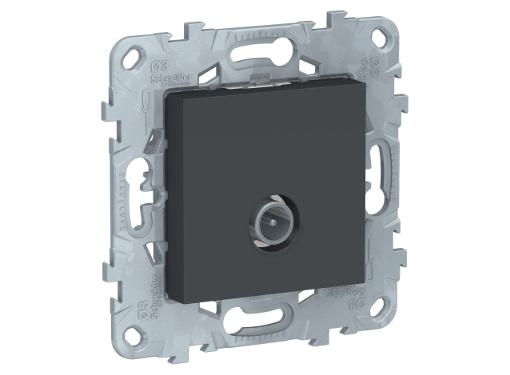 Изображение товара Розетка SCHNEIDER ELECTRIC NU546254 UNICA NEW антрацит телевизионная одинарная