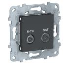 Изображение товара Розетка SCHNEIDER ELECTRIC NU545554 unica new антрацитовая