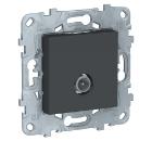Изображение товара Розетка SCHNEIDER ELECTRIC NU546354 проходная антрацит