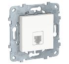 Изображение товара Телефонная розетка SCHNEIDER ELECTRIC NU549218 UNICA NEW 4 контакта белая