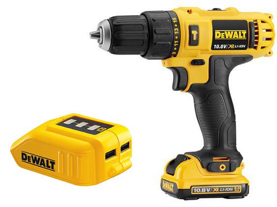 

Набор Dewalt Дрель аккумуляторная dcd716d2-ks +Зарядное устройство dcb090 usb